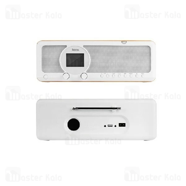 اسپیکر بلوتوث رومیزی هوکو Hoco BS12 Earl Wooden Tabletop فلش خور