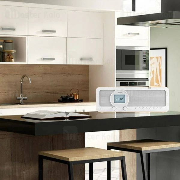 اسپیکر بلوتوث رومیزی هوکو Hoco BS12 Earl Wooden Tabletop فلش خور