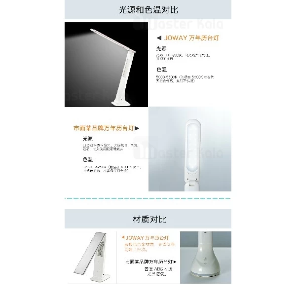 چراغ مطالعه جووی Joway LED06 Time Protection Lamp لمسی و قابل حمل