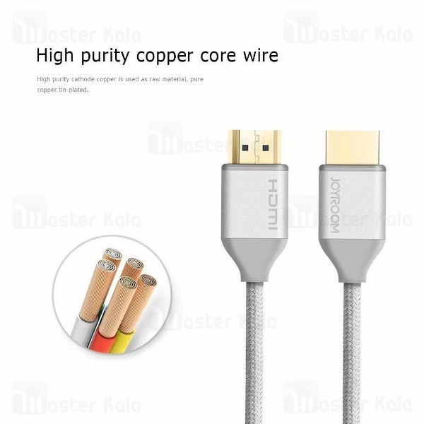 کابل HDMI جویروم Joyroom H102 HDMI V2.0 طول 2 متر
