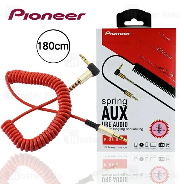 کابل انتقال صدا Aux پایونیر Pioneer Pi-S815 طول 1.8 متر و طراحی تلفنی
