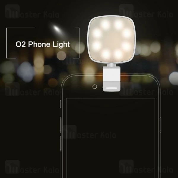 فلش سلفی LED راک Rock ROT0743 O2 Phone Light