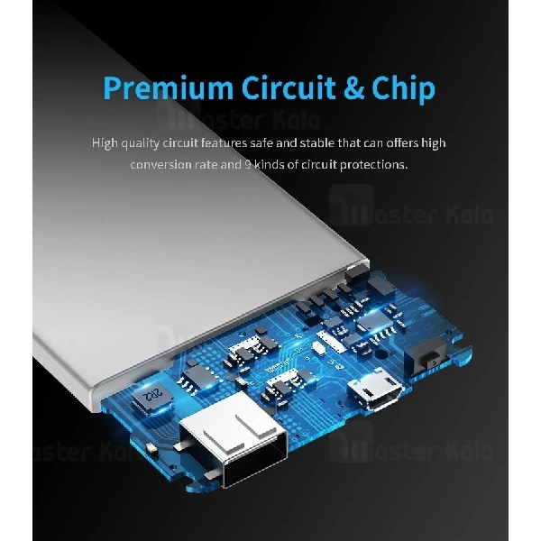 پاوربانک 10000 میلی آمپر راک اسپیس Rock Space P43 با گارانتی یکساله