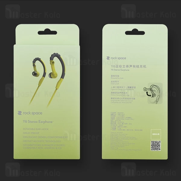 هندزفری ورزشی راک اسپیس Rockspace Y6 RAU0531 Handsfree