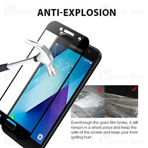 محافظ صفحه شیشه ای تمام صفحه تمام چسب TT سامسونگ Samsung Galaxy A7 2017 / A720محافظ صفحه شیشه ای تمام صفحه تمام چسب TT سامسونگ Samsung Galaxy A7 2017 / A720