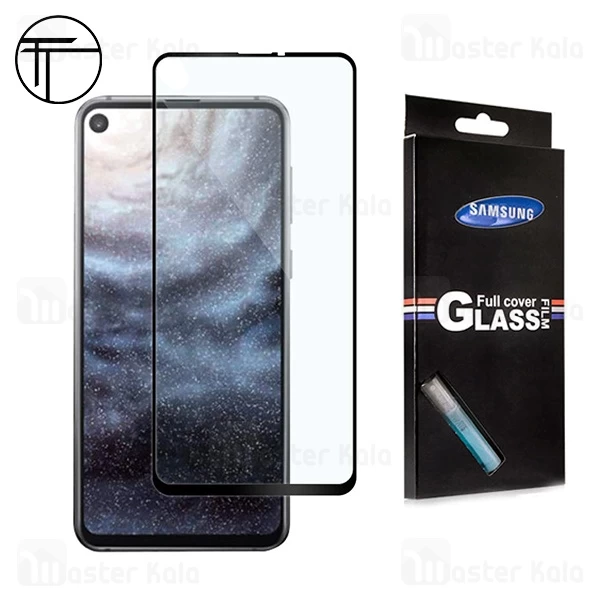 محافظ صفحه شیشه ای تمام صفحه تمام چسب TT سامسونگ Samsung Galaxy A8s
