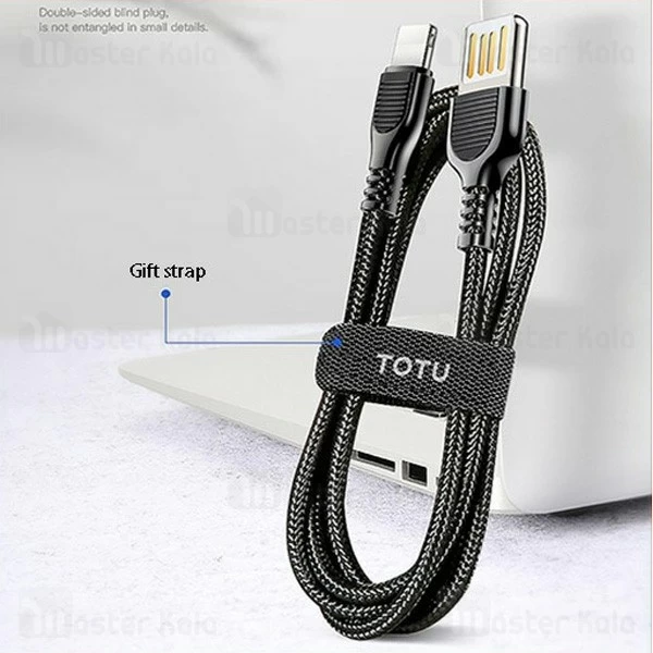 کابل لایتنینگ توتو TOTU BLA-041 Unparalleled بدنه کنفی با توان 2.4 آمپر