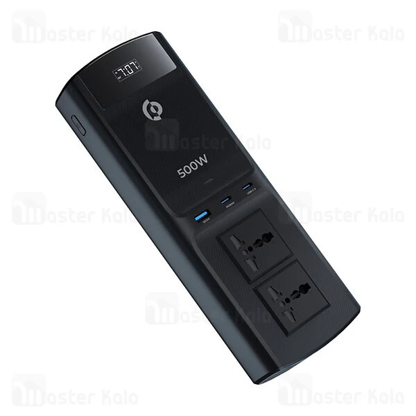 چند راهی پاورولوژی Powerology Universal Multi-Port Car Inverter PCCSR008 توان 500 وات