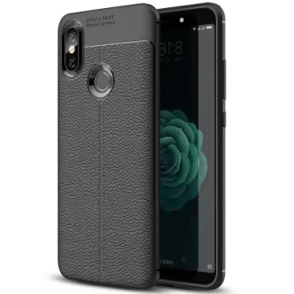 قاب محافظ ژله ای طرح چرم Xiaomi Mi A2 / Mi 6x مدل Auto Focus