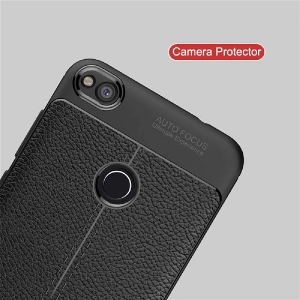 قاب محافظ ژله ای طرح چرم Huawei Honor 8 Lite مدل Auto Focus