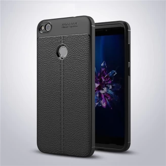 قاب محافظ ژله ای طرح چرم Huawei Honor 8 Lite مدل Auto Focus