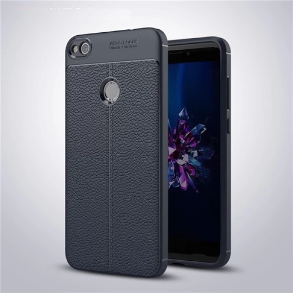 قاب محافظ ژله ای طرح چرم Huawei Honor 8 Lite مدل Auto Focus