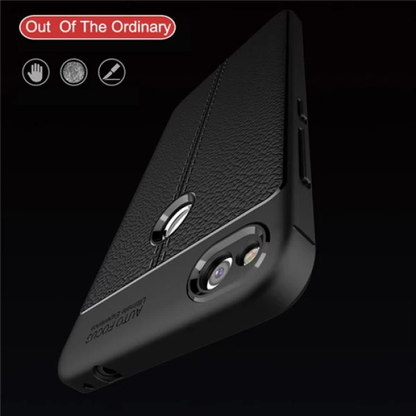 قاب محافظ ژله ای طرح چرم Huawei Honor 8 Lite مدل Auto Focus