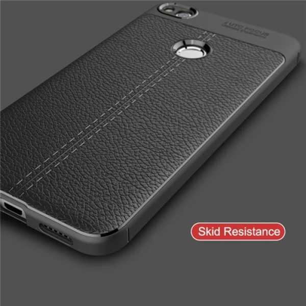 قاب محافظ ژله ای طرح چرم Huawei Honor 8 Lite مدل Auto Focus