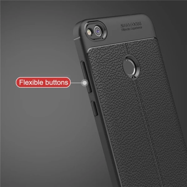 قاب محافظ ژله ای طرح چرم Huawei Honor 8 Lite مدل Auto Focus