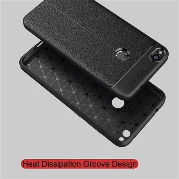 قاب محافظ ژله ای طرح چرم Huawei Honor 8 Lite مدل Auto Focus