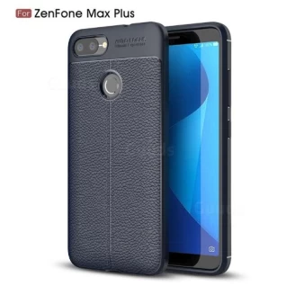 قاب محافظ ژله ای طرح چرم Asus Zenfone Max Plus M1 ZB570TL مدل Auto Focus