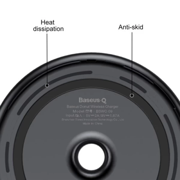 شارژر وایرلس بیسوس Baseus BSWC-09 Donut Wireless Charger طرح دونات