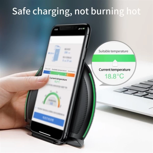 شارژر وایرلس بیسوس Baseus BSWC-P10 Foldable با توان 10 وات