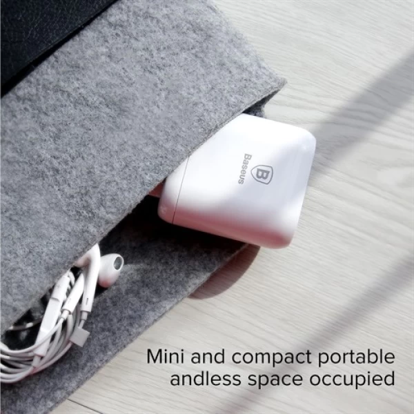 شارژر دیواری 2 پورت فست شارژ Qualcomm3.0 بیسوس Baseus BS-EUQC01 Bojure