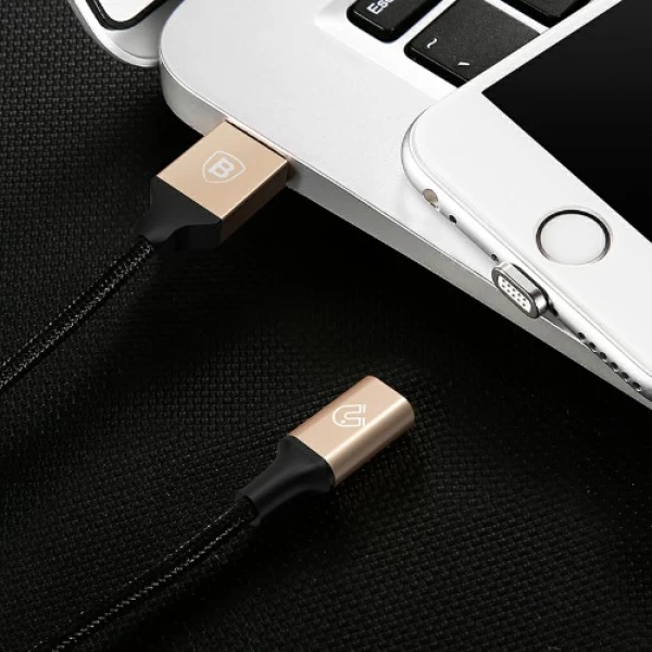 کابل لایتنینگ مغناطیسی بیسوس Baseus New Insnap Magnetic Cable