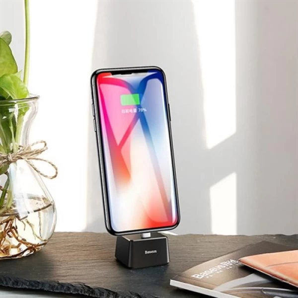 داک شارژ رومیزی لایتنینگ بیسوس Baseus Quadrate Desktop Bracket