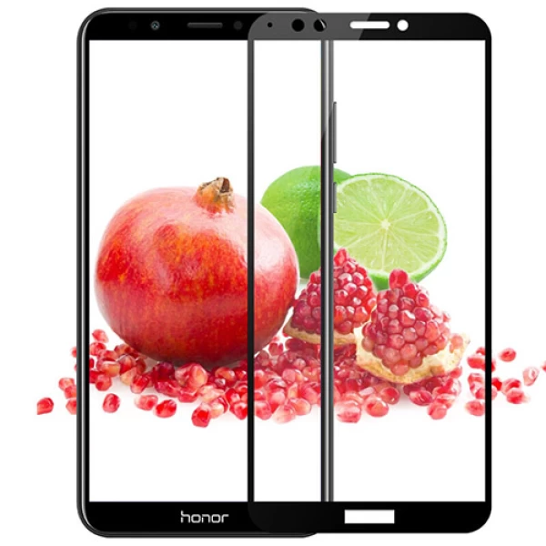 گلس تمام صفحه تمام چسب مارک بوف Huawei Y7 Prime 2018/Honor 7C
