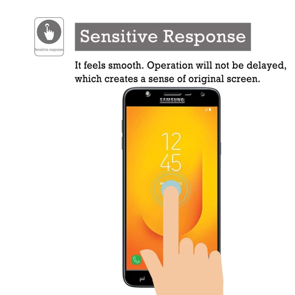 گلس تمام صفحه تمام چسب مارک بوف Samsung Galaxy J7 Duo