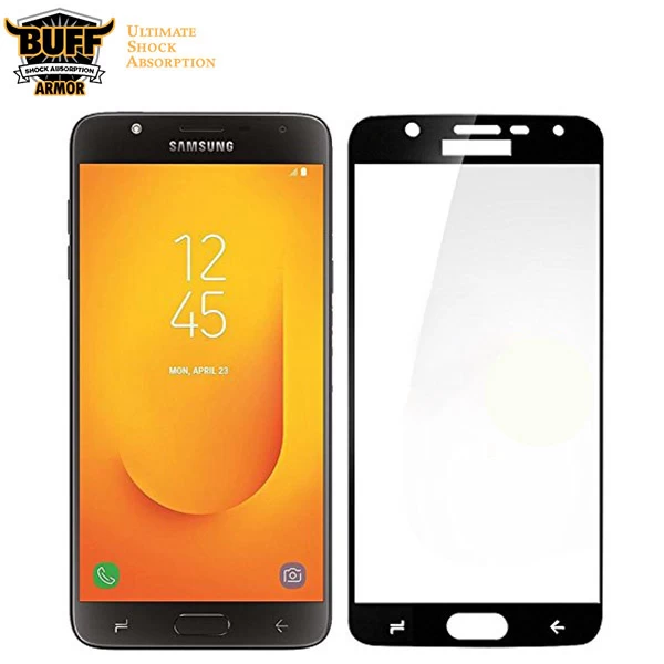 گلس تمام صفحه تمام چسب مارک بوف Samsung Galaxy J7 Duo