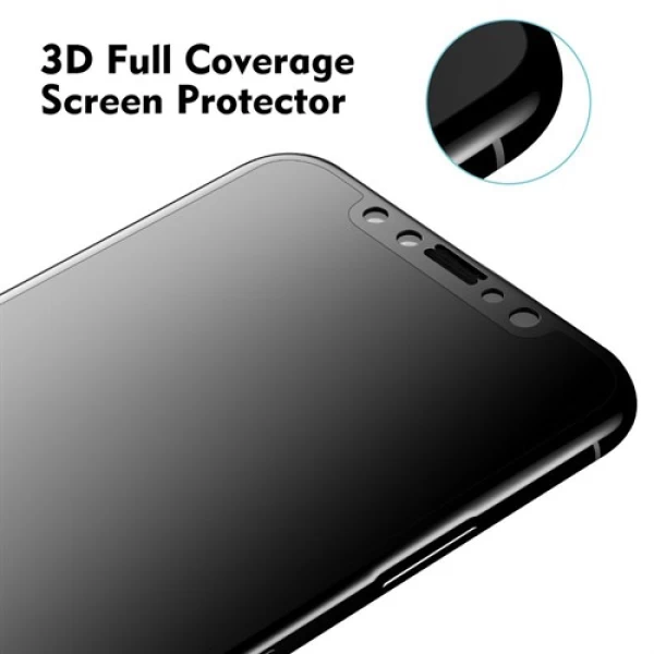 گلس حریم شخصی تمام صفحه و تمام چسب بوف Apple iPhone X Privacy