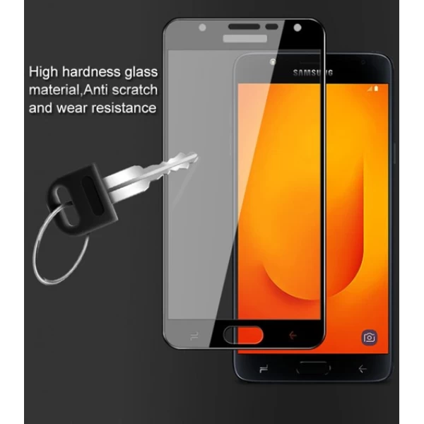 محافظ صفحه نمایش شیشه ای تمام صفحه تمام چسب Samsung Galaxy J7 DUO