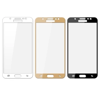محافظ صفحه نمایش شیشه ای تمام صفحه تمام چسب Samsung Galaxy J7 DUO