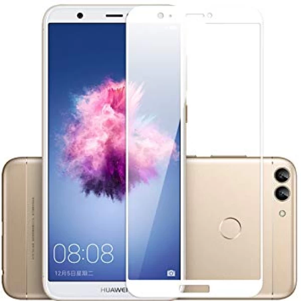 محافظ صفحه شیشه ای تمام صفحه تمام چسب هواوی Huawei P Smart / Enjoy 7s Mocol Glass