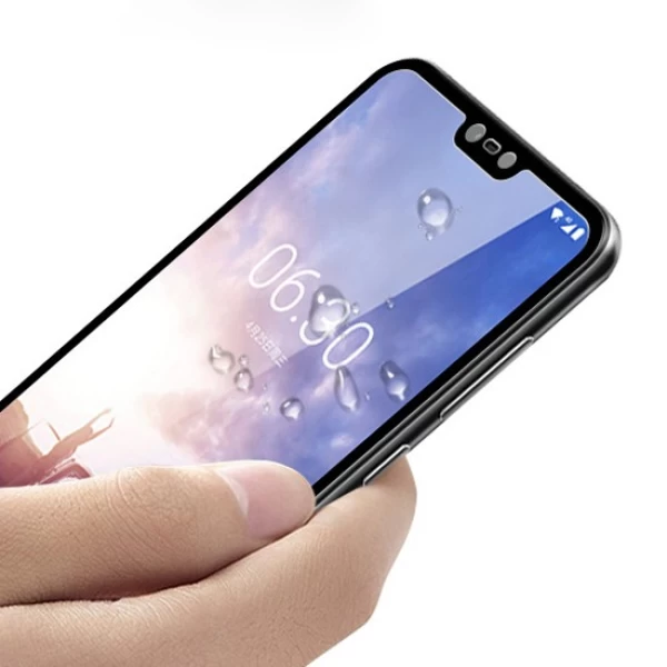 گلس تمام صفحه Nokia X6 Full Glue Glass Full Screen Protector