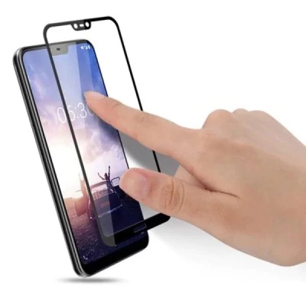 گلس تمام صفحه Nokia X6 Full Glue Glass Full Screen Protector