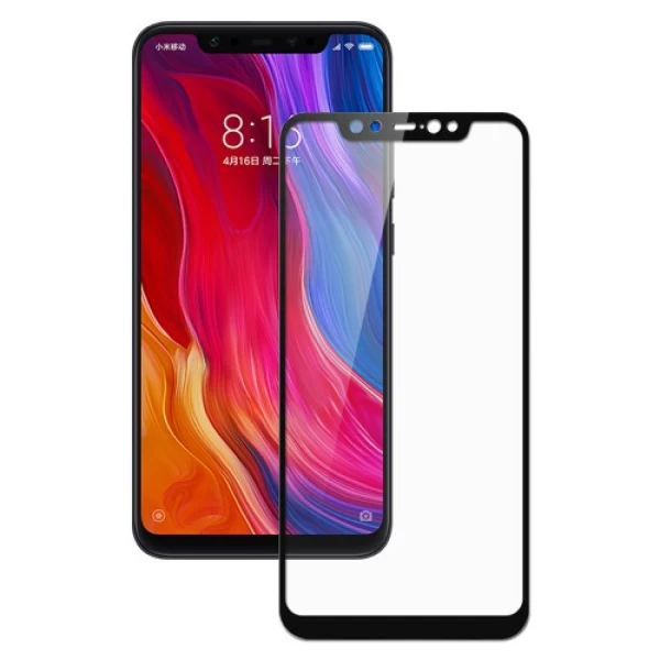 گلس تمام صفحه Xiaomi Mi 8 / Mi8 Full Glue Glass Full Screen Protector