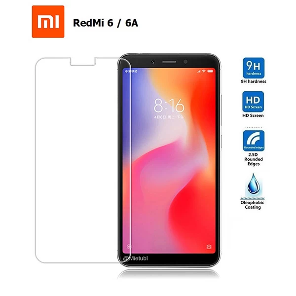 محافظ صفحه نمایش شیشه ای شیائومی Xiaomi Redmi 6/6A