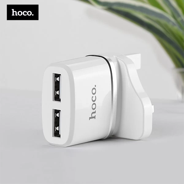 شارژر دیواری 2 پورت هوکو Hoco C12B Dual USB Charger