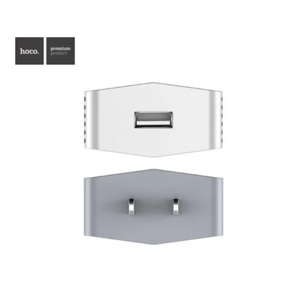 شارژر دیواری تک پورت 2.4 میلی آمپر هوکو Hoco C13A Smart USB Charger