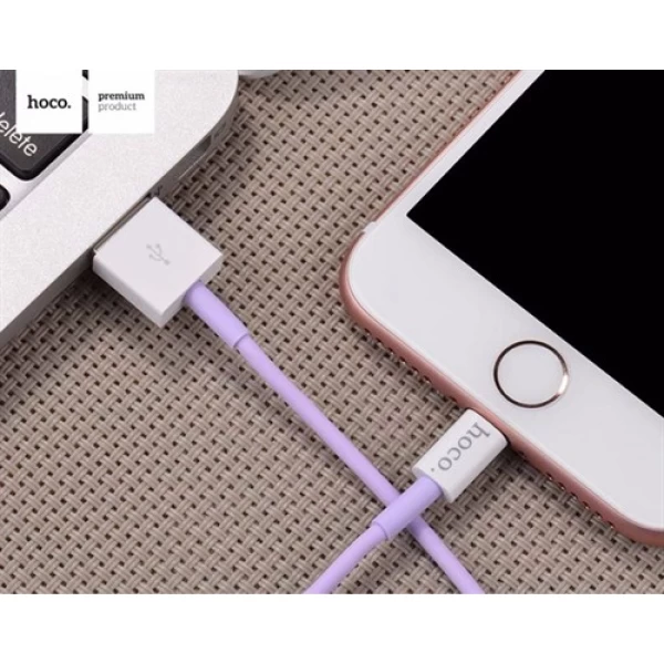 کابل لایتنینگ 100 سانتی متری هوکو Hoco X8 For Apple طرح Eirpod