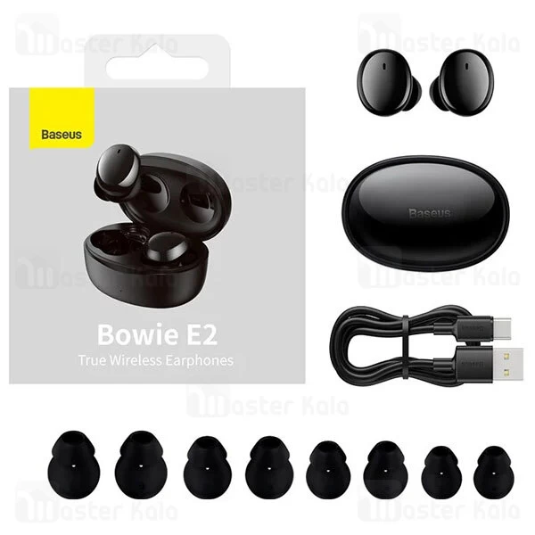 ﻿هندزفری بلوتوث Baseus E2 Bowie True Wireless Earphones NGTW090001