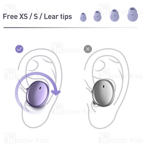 ﻿هندزفری بلوتوث Baseus E2 Bowie True Wireless Earphones NGTW090001