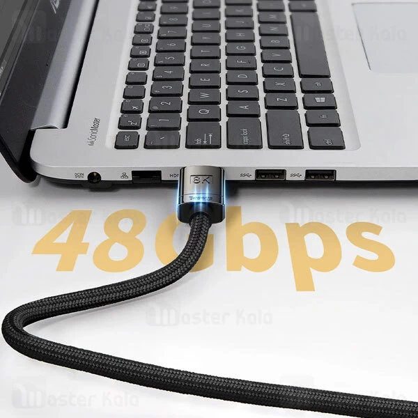کابل HDMI بیسوس Baseus High Definition Series HDMI 8K to HDMI Cable WKGQ000201 طول 3 متر