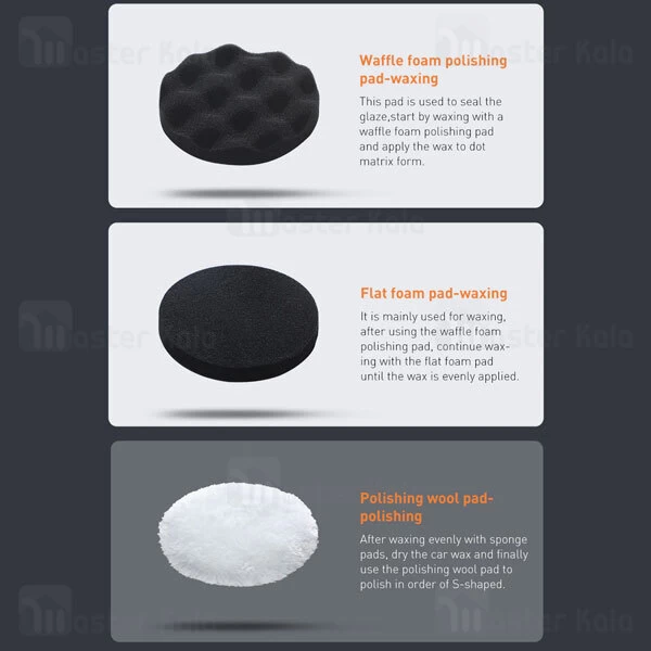 دستگاه واکس شارژی خودرو بیسوس Baseus New Power Cordless Electric Polisher CRDLQ-B01 30W