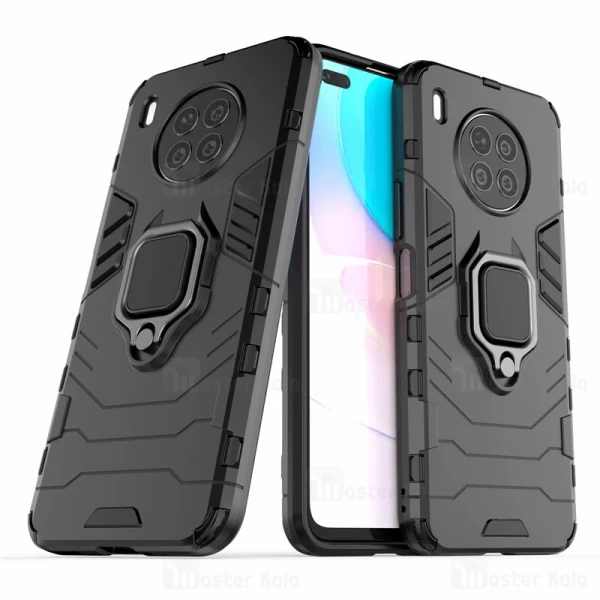 قاب ضد ضربه Huawei Nova 8i Black Panther KEYSION Shockproof Armor Ring Holder Case