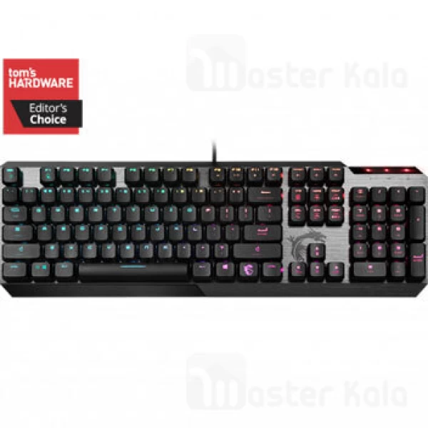 کیبورد سیمی گیمینگ ام اس آی MSI Vigor GK50 Z Gaming Mechanical Keyboard RGB