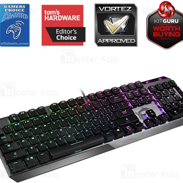 کیبورد سیمی گیمینگ ام اس آی MSI Vigor GK50 Z Gaming Mechanical Keyboard RGB