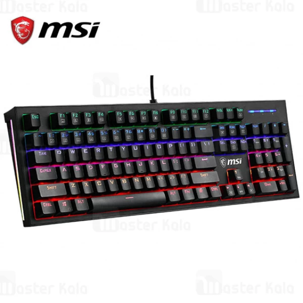 کیبورد سیمی گیمینگ ام اس آی MSI Vigor GK50 Z Gaming Mechanical Keyboard RGB