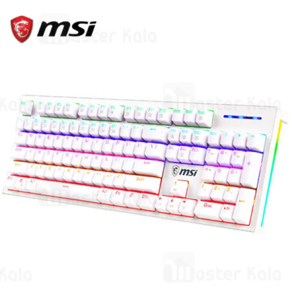 کیبورد سیمی گیمینگ ام اس آی MSI Vigor GK50 Z Gaming Mechanical Keyboard RGB