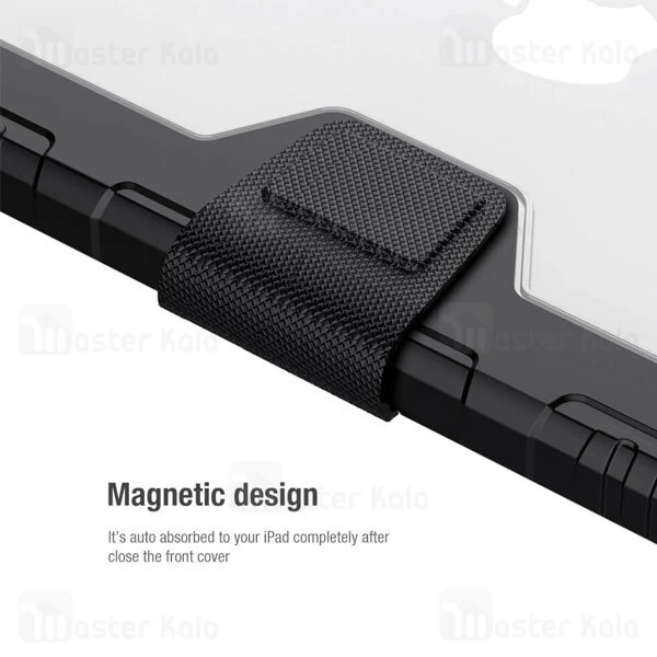 کاور چرمی هوشمند نیلکین آیپد Apple iPad 10.2 2021 / 2020 / 2019 Nillkin Bumper Leather Case Pro